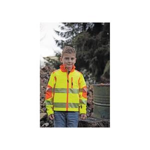 TERRAX Chaqueta Softshell de alta visibilidad para niños talla 128 Amarillo/naranja 100% PES - Product Image 1