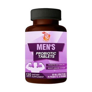 Comprimés Probiotiques Personnalisés pour Hommes à Faible MOQ avec Lactobacillus Plantarum pour l'Absorption Nutritionnelle et la Santé Digestive - Product Image 1