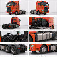 Camion tracteur diesel d'occasion SINOTRUK SITRAK C7H 6x4 540HP avec moteur Weichai, double cabine couchette et caméra arrière
