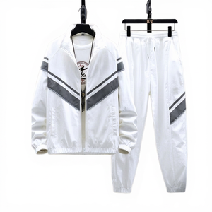 Wholesale 100% Cotton Fleece Vintage Winter Sport Wear Tracksuits <b>Jogger</b> Suits Quick Dry Digital Printed Men's 240g Direct - Product Image 1