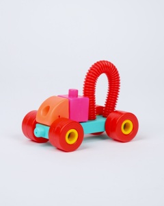 GIRNAR MILLENNIUM BLOCKS Children fulfill their colourful dreams with these blocks packed in a Green jar. - Product Image 4