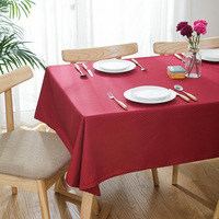 Nappe de Banquet Simple pour Maison Moderne et Hôtel Imperméable PVC Solide Blanc Rond Non Tissé Techniques pour Pique-Nique à Domicile et Restaurant