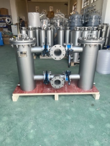 Các nhà sản xuất ngành công nghiệp Ethanol lỏng thép không gỉ đôi túi lọc nhà ở - Product Image 4