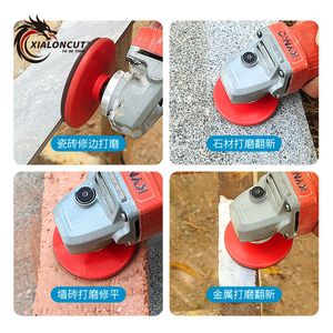 Disque de polissage et de débavurage intégré pour carreaux de céramique et pierre, meule abrasive pour meuleuse d'angle, pour le polissage et le meulage - Product Image 4