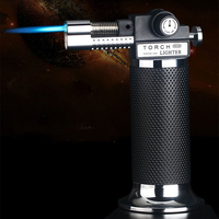 Briquet à gaz coupe-vent BBQ cuisine cuisine torche haute capacité Turbine briquet pistolet de pulvérisation bijoux métal soudage cadeau briquet pour hommes