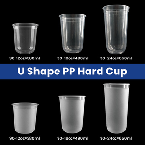 Vente en gros ODM/OEM 380/500/700ml Gobelet en plastique PP jetable pour injection Gobelets à thé au lait Boba <span class=keywords><strong>Bubble</strong></span> <span class=keywords><strong>Tea</strong></span> pour Milktea - Product Image 6
