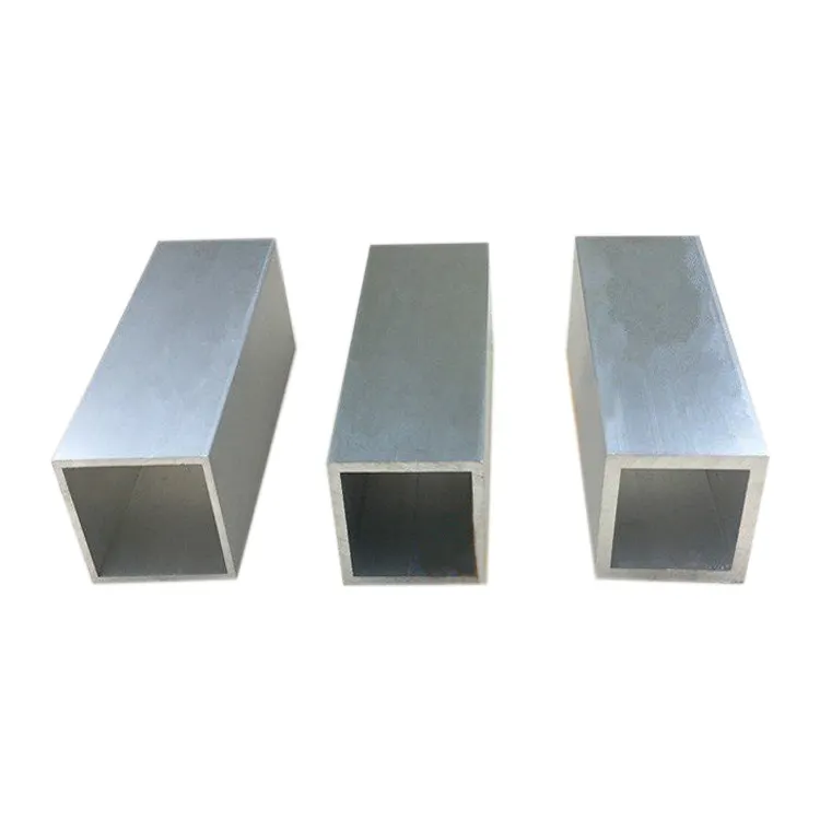 Aluminium rohr Rechteckige Aluminium rohre Aluminium-Vierkant-Rundrohr
