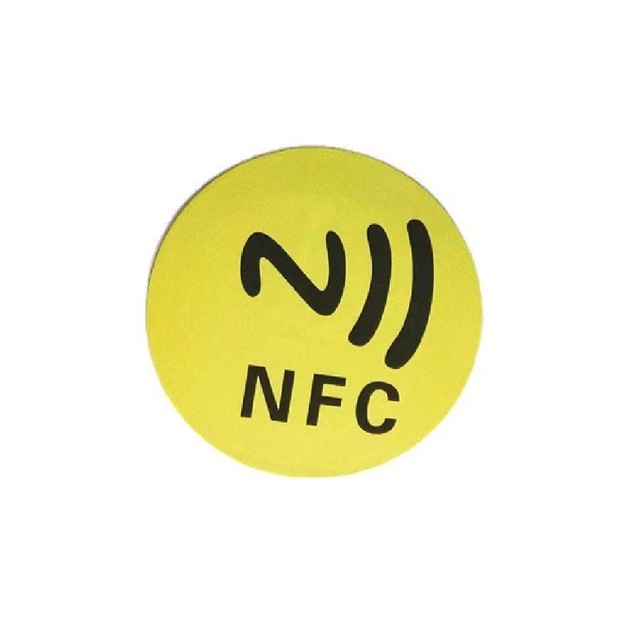 Round Shape Anti-metal NFC Sticker Instant Sharing RFID NFC Tag for Social