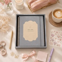 Carnet de notes en cuir litchi Yihe New 8,5 x 11 avec options de coffret cadeau Noël/mariage disponibles