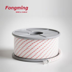 Câble haute température 350 ° Câbles chauffants électriques en gros, câbles flexibles tressés en <span class=keywords><strong>fibre</strong></span> de verre pour fournitures industrielles - Product Image 1