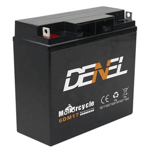 <span class=keywords><strong>Batterie</strong></span> de <span class=keywords><strong>moto</strong></span> DENEL neuve <span class=keywords><strong>12V</strong></span> 6DM17 <span class=keywords><strong>17AH</strong></span> entièrement scellée au plomb-acide, sans évaporation d'électrolyte, pour toutes les conditions météorologiques, stockage hors route - Product Image 3