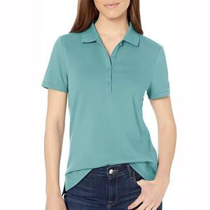 Polo de Manga Corta Transpirable para Mujer Talla Grande, Camiseta Polo para Dama con Logotipo Bordado Personalizado, Camisetas de Golf para Mujer con Logotipo Personalizado - Product Image 6