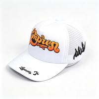 Casquette de golf 5 panneaux en mousse et maille, personnalisable avec logo brodé, vente en gros