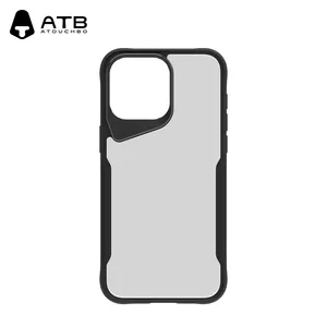 Frosted Anti Shock Phone Case Translucent Fashion Matte Smooth Feel Phone Case For iphone 15 Pro Max