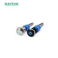 Top Selling 1NO 1NC Mini Aluminum Safety Waterproof Control Push Button Switch for Elevator Systems