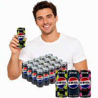 Stock disponible Pepsi Cola 330ml en canette d'aluminium, saveurs assorties, boisson gazeuse, fournisseur mondial pour l'exportation