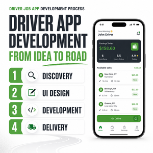 Développement d'une application avancée pour livreurs (iOS et Android) avec acceptation des commandes, navigation et tableau de bord des revenus - LionCreate - Product Image 4