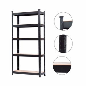 보관 선반 금속 차고 선반 유닛 가정용 창고 식료품 저장실에 대한 조정 가능한 헤비 듀티 볼트없는 주최자 랙 - Product Image 2