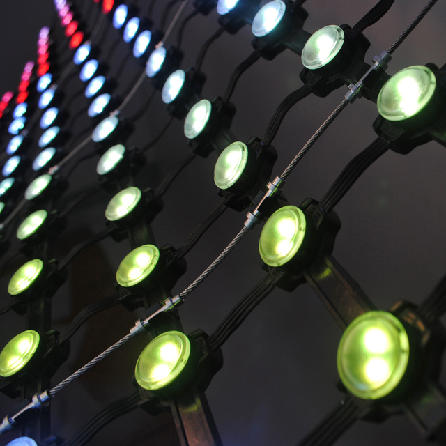 Foldable and Flexible SMD3535 LED Video Dot LED Mesh Display Screen