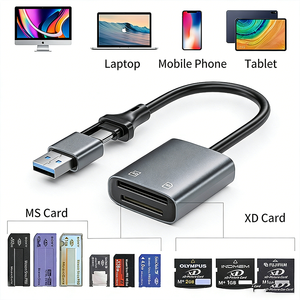 Lector de Tarjetas de Memoria Tipo C 2 en 1 de Alta Calidad con Carcasa de Aleación de Aluminio Compatible con Tarjetas XD/<span class=keywords><strong>MS</strong></span> para Tablets/Laptops - Product Image 2