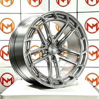 Jantes en alliage Maxtera forgées sur mesure de style LC3-03T pour voitures particulières Porsche 911 Audi BMW M5 M8 AMG Tesla Range Rover McLaren