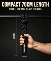 Corde de traction portable en polyester pour entraînement de gymnastique, paire de poignées à fixer à un poteau pour exercices de fitness