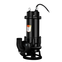 WQ pompe à eaux usées submersible non colmatante en fonte basemen pompe à eaux usées haute pression eau sale haute efficacité 0.75-1.5kW