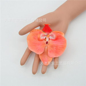 Fleurs d'orchidées Phalaenopsis en soie Dongchen Crafts, 9,5 cm de large, décorations de mariage, accessoires de décoration intérieure - Product Image 2