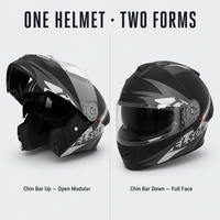 Casque de moto modulaire DOT FMVSS à visière relevable, ABS, double visière, intégral, unisexe, vente en gros, OEM, adulte, toutes saisons