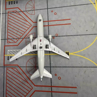 Modèle d'avion en alliage d'aluminium moulé sous pression Hogan 1/500 B-150 Hua Xin Airlines MD-11 - Décoration de maison personnalisée, cadeau