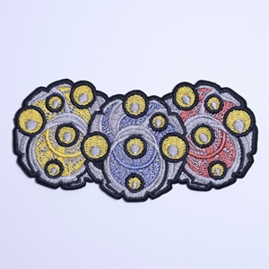 شارة ورقعة مطرزة مخصصة للملابس قابلة للكي بالحرارة بتصميمات روك ريترو وموت بانك على شكل جمجمة - Product Image 5