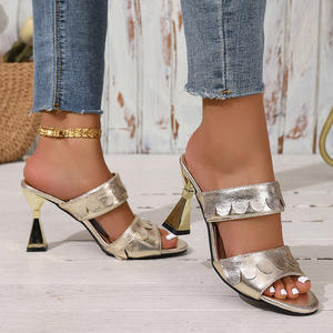 Sandalias de Tacón Alto con Tiras para Mujer, Primavera-Verano, Elegantes, con Punta en Pico y Tacón Delgado - Product Image 5