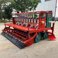 Semoir automatique agricole 16 rangs avec boîte de vitesses pour blé, orge, avoine, riz, luzerne et petites graines