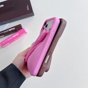 Coque de téléphone portable antichoc en silicone style INS pour <span class=keywords><strong>iPhone</strong></span> 17/16/15/14/13/12/<span class=keywords><strong>11</strong></span> Pro Max, design emballage rouge à lèvres - Product Image 5