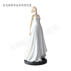 Elegante Statuetta <span class=keywords><strong>Sposa</strong></span> - Scultura Artigianale in Resina Personalizzata, Decorazione Moderna per Soggiorno e Camera da Letto - Product Image 5