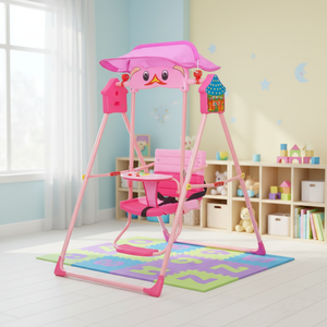 Balançoire en plastique pour tout-petits, vente en gros d'usine, moins chère, avec pare-soleil, musique et lumière, réglable sur 3 points, intérieur/extérieur, à partir de <span class=keywords><strong>9</strong></span> <span class=keywords><strong>mois</strong></span> - Product Image 6