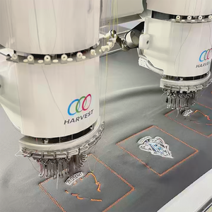 Nouvelle machine à broder à tête ronde de pointe, production personnalisée directe d'usine pour la broderie de logos de marques sur écussons - Product Image 2