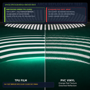 Instant Self Healing Color PPF British <strong>Track</strong> Racing Green Aliphatic Polyurethane Auto Paint Armor Roll Wholesale - Product Image 5