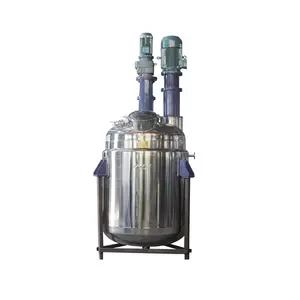 China FARFLY FTC-4000L Liquid agitator kettle steam or electric heating homogenizer vacuum emulsifying mixer