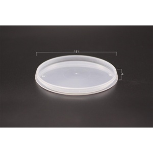 Tapa Redonda Transparente Universal de PP de 1180 ml, Resistente al Polvo, para Mantener la Frescura de Alimentos Comerciales y Almacenar Sopas - Product Image 2