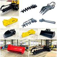 Aksesoris Loader Kompatibel Dengan Semua Model, Lampiran yang Dapat Disesuaikan untuk Skid Steer Loader