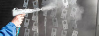 Saten Beyaz Termoset Epoksi Polyester Hibrit Toz Boya Kaplama Mobilya Boyası İç Mekan Metal Sprey Uygulaması İçin