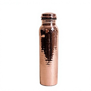 Eco Conscious Copper Water Bottle Lid Supporting <b>Plastic</b> Free Living Sustainable Environmental Responsibility Living Room Use - Product Image 1