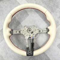 Volant en cuir beige personnalisé pour BMW F30 F20 F10 E90 F21 F40 F22 F23 F44 F45 F48 F49 F39 F25 F26 F15 F16 F87 F80