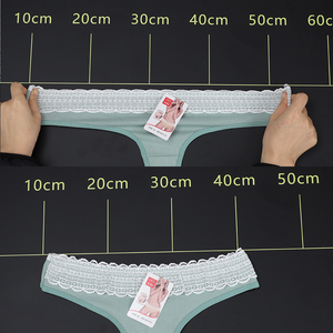 Offerta di Fabbrica UOKIN: Confezione da Dodici Slip a Vita Bassa <span class=keywords><strong>in</strong></span> Cotone con Pizzo per Donna, Sexy Tangas Tinta Unita <span class=keywords><strong>in</strong></span> Tutte le Taglie - Product Image 6