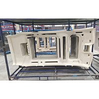 Découpeuse à jet d'eau pure robotisée industrielle CNC BBET à montage en hauteur pour la ligne de production de transformation des matériaux souples automobiles