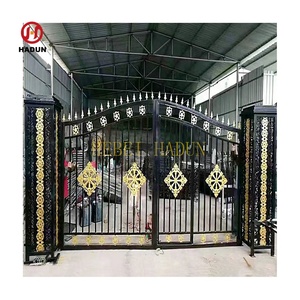 Porte coulissante en fer peint pour jardin - Product Image 6