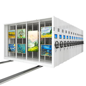 خزانة أرفف متنقلة فولاذية للملفات ، لوحات زيتية ، مستندات معدنية ، رف متنقل كثيف ، ملف رف - Product Image 4