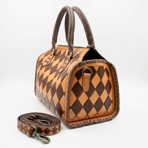 Sac à bandoulière vintage en néoprène pour femme, motif bonbon, sac à main tendance, sac fourre-tout, sac bandoulière, doublure en coton - Product Image 4
