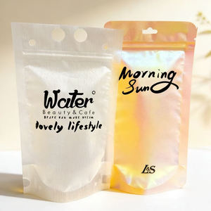 Bolsas de Mylar Holográficas Impresas Personalizadas con Cierre Esmerilado para Empaque de Snacks y Herramientas de Belleza con Orificio - Product Image 2